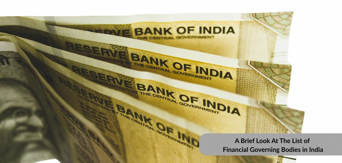 List of Financial Governing Bodies in India