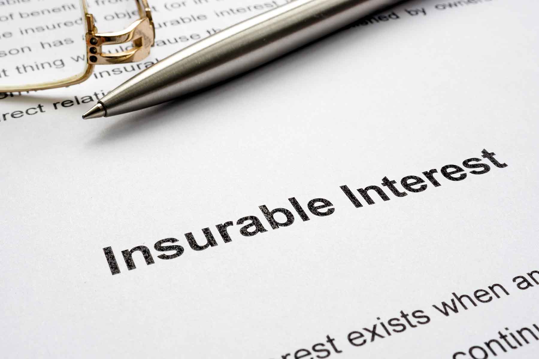Insurable Interest In Life Insurance